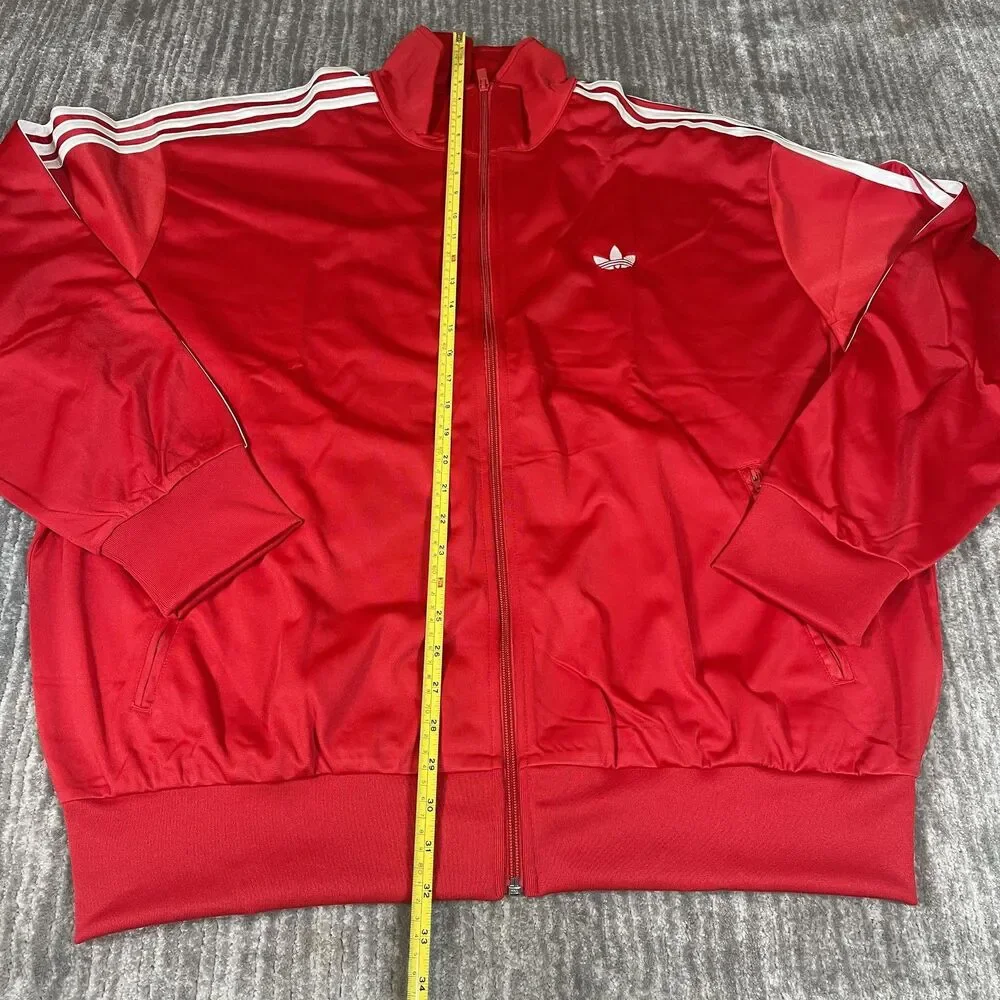 Adidas Originals Firebird Track Suit Mens XL Red 3-Stripes KD8307 KD8319